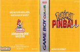 Pokemon Pinball - Manual - GBC - Games · PDF filewarning: please carefully read the consumer information and precautions booklet included this product before using your nintendo'