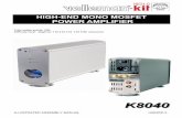 HIGH-END MONO MOSFET POWER AMPLIFIER - · PDF fileHIGH-END MONO MOSFET POWER AMPLIFIER ... audio: • signal-to-noise ... These hints will help you to make this project suc-cessful