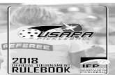 Official Tournament Rulebookifpickleball.org/wp-content/uploads/2017/07/IFP-Booklet-PBrules.pdf · USAPA & IFP Official Tournament Rulebook ii USAPA & IFP OFFICIAL TOURNAMENT RULEBOOK
