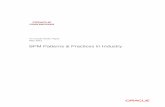 BPM Patterns & Practices in Industry - · PDF fileBPM Patterns & Practices in Industry 2 Executive Overview Business Process Management (BPM) is an approach to aligning business strategy