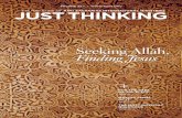 THE MAGAZINE OF JUSTTHINKING - Ravi · PDF filevolume 22.1i justthinkingthe magazine of ravi zacharias international ministries + for the sake of the elect page 16 making sense of