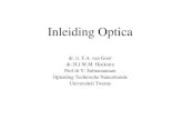 Inleiding Opticaedu.tnw.utwente.nl/inlopt/overhead_sheets/sheets PDF/hoofdstuk 1,2... · Links naar interessante optica web-sites. Wat is Licht. Wat is licht? Een stroom deeltjes?