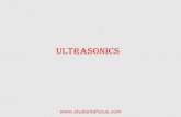 ultrasonics - StudentsFocusstudentsfocus.com/notes/anna_university/IT/1SEM/PH6151 - Phys 1... · •Ultrasonic Flaw Detection ... Manual operation requires careful attention by experienced