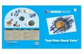 DUAL PLATE CHECK VALVE old - Advance  · PDF fileBody Plate Stop Pin Spring ADVANCE DUAL PLATE CHECK VALVE Plate