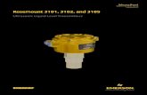 Ultrasonic Liquid Level Transmitters - Emerson Rosemount Documen… · Reference Manual 00809-0100-4840, Rev CB Title Page February 2015 i Rosemount 3101, 3102, and 3105 Ultrasonic