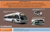 PROTERRA LLC FAST CHARGE BATTERY ELECTRIC · PDF fileproterra llc fast charge battery electric transit buses economically and environmentally sustainable simple and safe advanced technology
