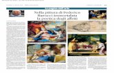 La pagina dell’arte Nella pittura di Federico Barocci ... · PDF fileebbo confessare che, Federico Barocci Urbino (1533/1535 - ... d'altare che il santo amava partico-larmente e