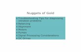 Nuggets of Gold - Vibration 2010.pdf · Nuggets of Gold • Troubleshooting ... Case History 1- The phase on a turbine bearing ... • Following bolt tightening, the fan was then
