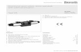 More information 19 Temperature range and maximum ... · PDF fileE , edition , Bosch Rexroth AG Directional spool valves, direct operated, with solenoid actuation Features 4/3, 4/2
