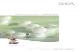 Tablet Compression - S3 Process · PDF fileTablet Compression - CourtoyTM GEA Process Engineering l GEA Pharma Systems Performance by design