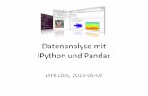 Datenanalyse mit IPython und Pandas - Dirk Lossdirk-loss.de/ipython-pandas-2013-05/datenanalyse-ipython-pandas.pdf · python-sympy python-nose. Title: Datenanalyse mit IPython und