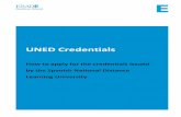 UNED Credentials - ESADEitemsweb.esade.edu/.../UNED_Credential_Guide.Undergrad_1314.pdf · UNED is responsible for the verification of compliance with the ... Please send these documents