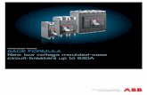 SACE FORMULA New low voltage moulded-case circuit-breakers ...lonworkstechnologies.com/catalog/abb/MOULDED CASE CIRCUIT BR… · Main characteristics 1 Circuit-breakers for power