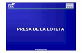 PRESA DE LA LOTETA -  · PDF fileconstruccion construccion presade la loteta construccion presa de la lotetapresa de la loteta gallur (zaragoza)gallur (zaragoza)