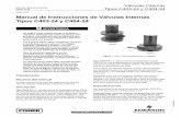 Marzo 2010 Manual de instrucciones de Válvulas internas ... · PDF filecon semirremolques y en tanques de almacenamiento estacionarios. Las válvulas pueden ser operadas por cable