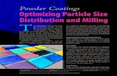 Article: Powder coatings – optimizing particle size ... · PDF fileOptimizing Particle Size Distribution ... Powder Coatings – Optimizing Particle Size Distribution and Milling.