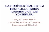 YÖNTEMLERİ - Prof.Dr. Murat KIYICI YÖNTEMLERİ Doç. Dr. Murat ... Stent Uygulamaları •Malignitelerde palyatif olarak kullanılır ... Enjeksiyon Skleroterapisi ve Band Ligasyonu
