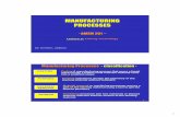 MANUFACTURING PROCESSES - FITstaff.fit.ac.cy/eng.os/Microsoft PowerPoint - LECTURE3.pdf · 1 MANUFACTURING PROCESSES-AMEM 201 – Lecture 3: Casting Technology DR. SOTIRIS L. OMIROU