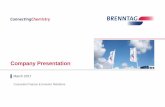 Company Presentation -  · PDF fileGlobal leader with 5.9%*) market share and sales of EUR 10.5 bn in 2016 ... Brenntag AG - Company Presentation March 2017 20 807 810