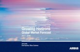 Growing Horizons - · PDF fileGrowing Horizons . Global Market Forecast . 2017 ... Airbus GMF 2017 2 . World Fleet Forecast . ... A320 Family cabin enablers can raise A320 Family seat