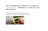 Horological Wheel Cutting - (Jerry Kieffer’s) Modern …oldetymesclockandpocketwatch.com/assets/Introduction_to_Horologic... · 2 Table of Contents/Index Page(s) Introduction 4