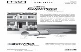 OX YPEX - bow-group. · PDF fileOX YPEX Radiant Piping System. pricelist PEX-0908 BOW SUPERPEX Made with TempRite® Resin SEPTEMBER 2008 Page 2 BOW iNDUstriAl cOrpOrAtiON