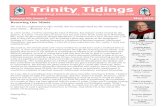 Trinity Tidings - Amazon S3 · PDF fileTrinity Tidings An Inviting ... Carol Choir – 1st and 2nd grade; Thursday 5:00-5:40pm Team Choir – 3rd, ... 2015-2016 Trinity Community Concert