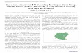 Crop Assessment and Monitoring for Sugar Cane Crop, Sudan ... · PDF fileconsumption of sugar in the world. In Sudan due to the integration of many factors, ... direction of the east