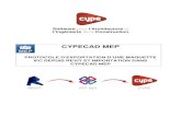 Manuel d’export ifc : revit – cypecad mep · PDF fileCYPECAD MEP Protocole d‘exportation d‘une maquette IFC depuis Revit et importation dans CYPECAD MEP CYPE France – 2,