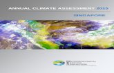 ANNUAL CLIMATE ASSESSMENT 2015 SINGAPORE … · The annual Climate Assessment Report provides updates on climate trends over Singapore, a ... The SST anomaly patterns in the season