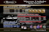 WARRENG'H" Warren Unilube - Warren · PDF fileWARREN World Class Lubricants Warren Unilube A Quality Name Behind Quality Products 1-800-428-9284 LubriGoldS Full Synthetic Motor