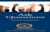Ask Questions: Questions You Should Ask About Your Investments · PDF fileask about investment products, ... Questions You Should Ask About Your Investments ... Ask Questions: Questions