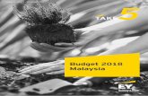 Take 5 Budget 2018 Malaysia - EY · PDF fileTake 5 3Budget 2018 Malaysia Selected sector initiatives Agriculture and produce • RM6.5b allocated to assist farmers, fishermen, smallholders
