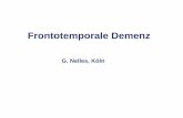 GERONTO SPEZIAL Frontotemporale Demenz - kvno.de · PDF fileScore von 3. Neuropsychologische Testung 27.04.2007. ADAS-Cog . 50/70 Punkten. Defizite bei verbaler Lernfähigkeit, Orientierung,