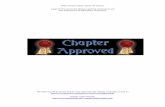 Chapter Approved -  · PDF fileWhite Dwarf Chapter Approved Articles ... Codex: Space Wolves Update ... WD235 Space Marine Chapter Names Sisters of Battle Armoury and Wargear List