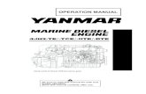 OPERATION MANUAL - Yanmar · PDF fileThank you for purchasing a Yanmar Marine Diesel Engine. [ INTRODUCTION ] • This Operation Manual describes the operation, maintenance and inspection,