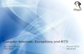 Compiler Internals: Exceptions and RTTI -   · PDF fileCompiler Internals: Exceptions and RTTI Igor Skochinsky Hex-Rays Recon 2012 Montreal