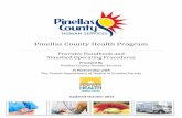 Pinellas County Health Program - Provider  · PDF filePinellas County Health Program Provider Handbook and Standard Operating Procedures Provided By Pinellas County Human Services