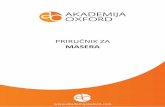 PRIRUČNIK ZA MASERA - Akademija Oxford · PDF filePRIRUČNIK ZA MASERA  . PRIRUČNIK ZA MASERA  . PRIRUČNIK ZA MASERA