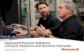 Honeywell Process Solutions LSS Business Overview · PDF fileHoneywell Process Solutions Profile ... solutions and engineering services Engineered Field ... safety of their industrial