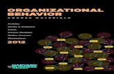 ORGANIZATIONAL BEHAVIOR - Harvard Business · PDF filecase studies, journal articles, ... TerraCog Global Positioning Systems: ... Popular modules in Organizational Behavior include: