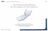 The Finite Element Method for the Analysis of Linear Systemsarchiv.ibk.ethz.ch/emeritus/fa/education/ss_FE/FE_I_FS09/Lecture_1.pdf · Swiss Federal Institute of Technology Page .