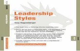 Leadership Styles - download.e- · PDF file08.04 LEADING. Leadership Styles Fast track route to mastering effective leadership styles Covers the key areas of leadership styles, from