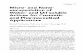 Micro- and Nano- encapsulation of Water- and Oil-soluble ... · PDF fileChapter 17 Micro- and Nano-encapsulation of Water- and Oil-soluble Actives for Cosmetic and Pharmaceutical Applications