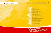 Bestseller Katalog 1 2009 neu - chords- · PDF fileTiersen, Y. Six pieces pour piano, Vol. 1 BMF 105 € 32,90 Tiersen, Y. Six pièces pour piano, Vol. 2 BMF 100 € 27,90. 6 Liederbücher