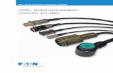 Data, signal, and power connectivity solutions -  · PDF fileC4ISR / tactical communications connectors and cables Data, signal, and power connectivity solutions