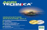 INNOVATION MAGAZINE 2017 - Agritechnica · PDF fileMAGAZINE 2017. 2 | EDITORIAL ... Smart Technology”. ... is forging ahead in the agri-cultural sector. By analogy with Industry
