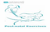 Post-natal Exercises - Health and Social Care in Northern ... · PDF filePost-natal Exercises. In the early stages it is natural that most of your attention will be ... Deep stomach
