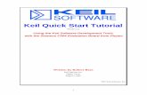 Keil Quick Start Tutorial - · PDF fileKeil Quick Start Tutorial Version 1.1 ... regarding any C500 or 8051 microcontroller. The source code for this application note can be found