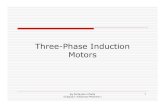 Three-Phase Induction Motors · PDF fileequipped by three phase Induction motor. ... Wound rotor The wound rotor has 3-phase windings made of insulated ... Induction motors are Squirrel-cage